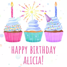 Happy birthday, Alicia!