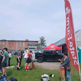 We and Chris Kasper State Farm had the honor of helping out at the 25th Annual TNT Rugby Tournament to help raise money for the Tony Santandrea Memorial Scholarship fund.