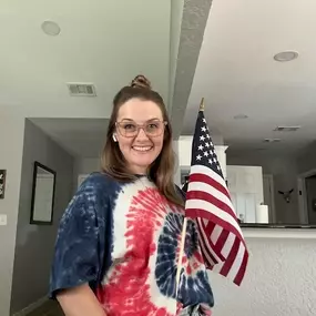 Our remote team member is ready to celebrate Independence Day this month!