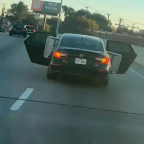 Just in case you needed one more reason not to drive around Dallas with State Minimum insurance limits…..

Hopefully they made it to their destination successfully!