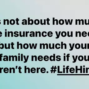 Whether you have no life insurance or a beginner’s policy that your work provides, we will give you options to fit your budget.