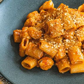 Spicy Shrimp Rigatoni