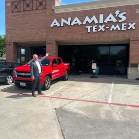 Hey Flower Mound, it's National Burrito Day.  Get out and support our fine dining establishments like Mattito's, MiDia and Anamia's Tex-Mex.  
I started off the day with two breakfast burritos, now about you?