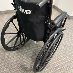 I am looking to donate this virtually new wheelchair to someone or to some entity.
It has been used one time.
It can be picked up at my office Monday through Friday 9 AM until 5 PM.