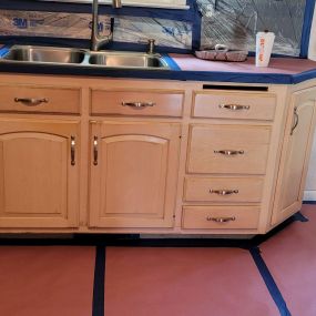Kitchen cabinet painting in New Haven CT