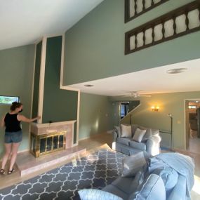 Living room painting in new haven