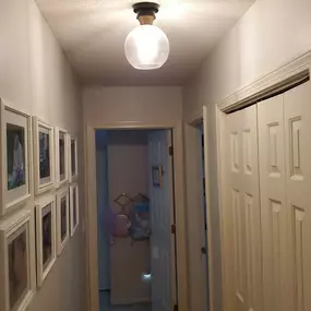 Upstairs Hallway Wall Painters in New Haven