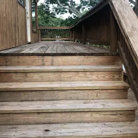 Exterior stair painting in new haven