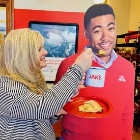 Even Jake from State Farm loves Pi Day! Nothing sweeter than pie and helping customers with all of their insurance needs! Happy Pi Day Friday!