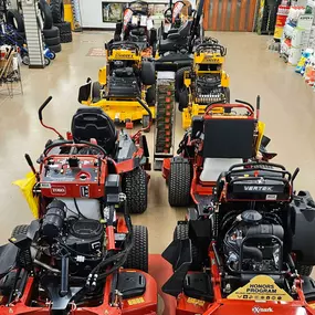 Russo naperville interior showroom mowers