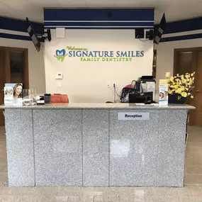 Signature Smiles Manchester front desk