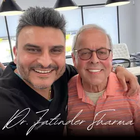 Dr Sharma with patient