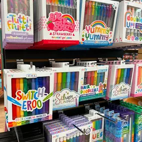 Coloring is such a great way to relax and have some me time!???? We have a great selection of coloring books and awesome pens for everyone’s enjoyment ????️????