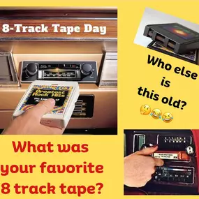 Okay, who remembers these??? Did you have an 8 track tape & player?