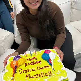 When you have 3 team members having birthdays close to one another
Kim plans a bigger luncheon & birthday celebration! Happy birthday Crystal, Darien & Marcella!