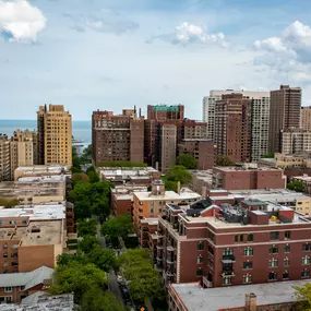 City park skyline