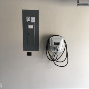 Main Electrical Panal and and and Electric Vehicle Charging Station installed by The Local Electrician