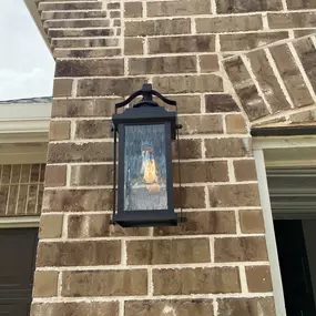 Exterior Lighting/dOutdoor Lighting on Brick home