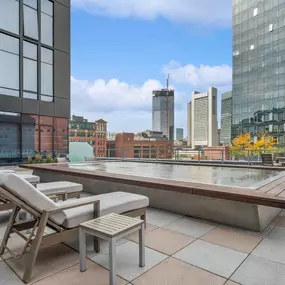 Sundeck + Ebb & Flow Water Feature + Boston Views