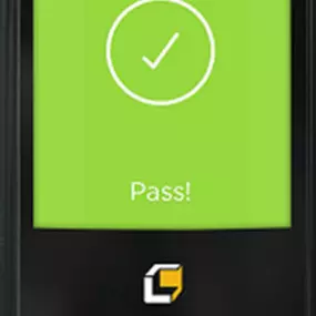 Ignition Interlock Device display.