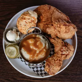 Fired Half Bird with sides