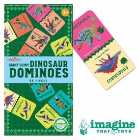 What is a dinosaur’s favorite type of game? That’s easy it’s Dino-nominoes! They are perfect from everyone that lived in the prehistoric era and into the 21st century!