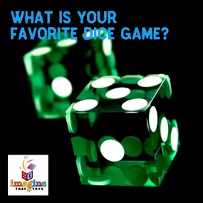 Did you know the dots on a die are called pips? Now you do! What is your favorite dice game to play?