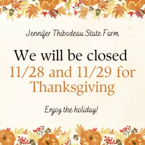 Our office will be closed on 11/28 and 11/29 for Thanksgiving. We will return to our normal hours on 12/2. Happy Thanksgiving!