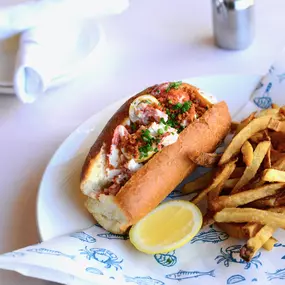 Spring 2024 Lobster Roll made with fresh lobster