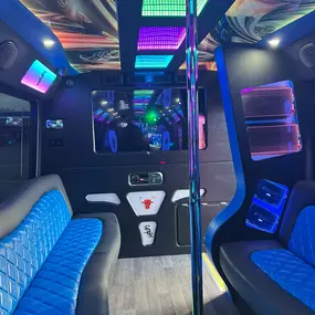 party bus interior