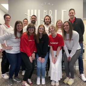 The gangs all here! I am bursting with pride at how awesome this group is! This is the best vibe and most productive office we have ever been.