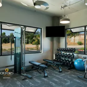 Fitness Center with Peloton Bike