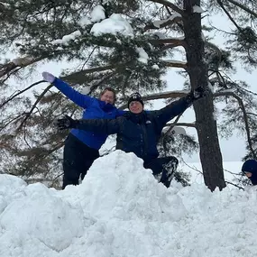 Had a sledding day at the office with all the snow we got!