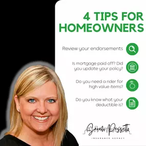 Insurance check-up time! ????✅ It's important to review your coverage regularly. Did you elect for or opt out of certain coverage? Take a moment to review your policy endorsements. Has your mortgage been paid off? Make sure to update your policy accordingly. Do you have high-value items that require additional coverage? Consider adding a rider. And don't forget, do you know what your deductible is? Stay informed and protected. Contact us today for a comprehensive insurance review! ????