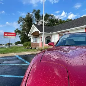 We had a little rain on Friday. I never drive the ‘Vette in bad weather but made a mistake! I took the opportunity to take some wet car photos. Which do you like best?