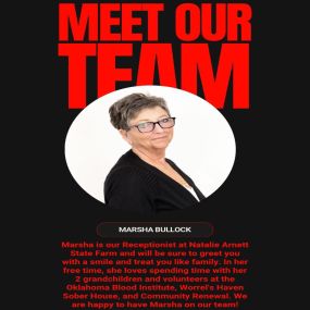 Hey everyone meet one of our receptionist, Marsha! (If you don’t already know her ????)

Marsha has been a part of the Shawnee community for her entire life and invests in spending time with her children and volunteering at local nonprofits! She also worked in the lab at the hospital for 43 years. ????????

She is our receptionist that works Monday- Wednesday! Stop by the office and say hello to Marsha. ❤️

????120 W MacArthur Suite #150, Shawnee, OK, 74804
????Get a Quote | 24/7 ☎️ (405) 273-46