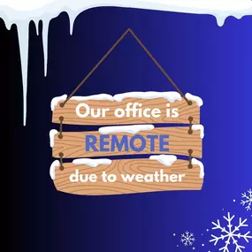 Due to inclement weather, the office will be remote tomorrow, January 10th. Our team will be available to answer phones!