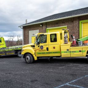 Our trucks are equipped to tow any type of vehicle!