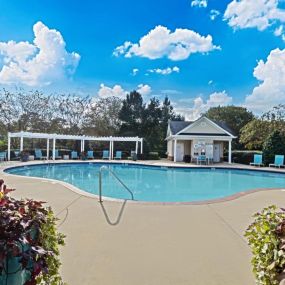 pool and pergola