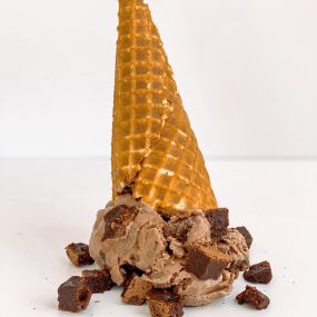 Decadent brownie ice cream