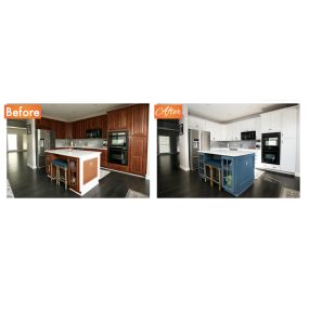 N-Hance Before and After Kitchen