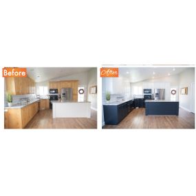 N-Hance Before and After Kitchen
