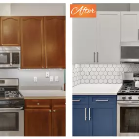 N-Hance Before and After Kitchen