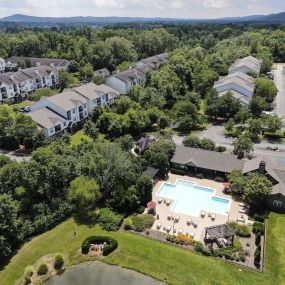 Aerial view of the community at Parc 1346