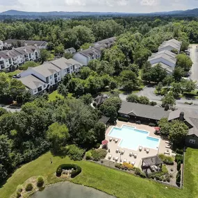 Aerial view of the community at Parc 1346
