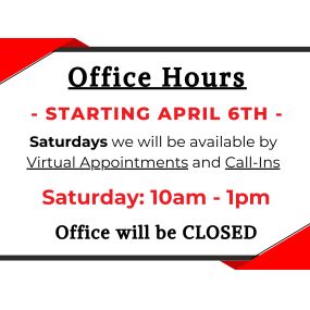Effective April 6th, Trevor Nading State Farm will now be available for all your insurance needs on Saturdays exclusively through virtual appointments and call-ins. Please note that the physical office will remain closed on Saturdays.

We look forward to serving you efficiently and conveniently through these virtual channels!