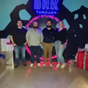 After a long day of meetings yesterday we went out for some fun at Brkthrough!