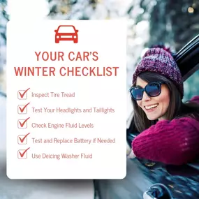 ????❄️ Winterize Your Ride! ❄️????
As the temperature drops, don’t let your car be caught off guard! ???? Winterizing your car is key to keeping it running smoothly through the colder months. Check your tire pressure, top off the fluids, and make sure your battery’s in tip-top shape. ????????️
The season may change, but your car’s readiness doesn’t have to! ????