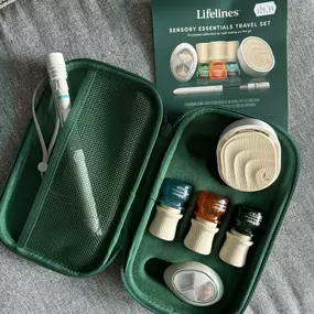 We’re giving away another Lifelines Sensory Travel Pack! ???? 
We know you’re traveling this summer ☀️, so set yourself up for a calm ???? , successful trip with a diffuser pen, grounding stone, diffuser & 3 oils in this gorgeous travel case. ????
Today through Sunday, purchase ✨ANY Lifelines product✨ (and there are a lot to love!) or tell us that you love about them, and you’ll be entered to win  a Travel Set! You get one entry per item, and these make the BEST gifts. 
Only one more Lifelines s