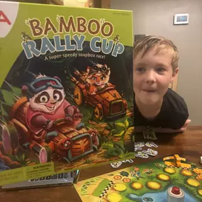 Who will win the cup?? ???? If your kids like the game Trouble, but you wish winning was a little less dependent on the luck of the dice ???? , Bamboo Rally Cup is for you!